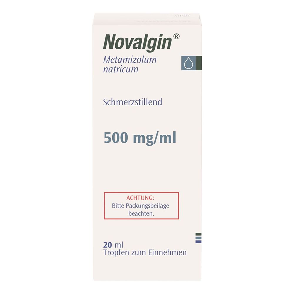 NOVALGIN gouttes 0.5 g/ml fl 20 ml