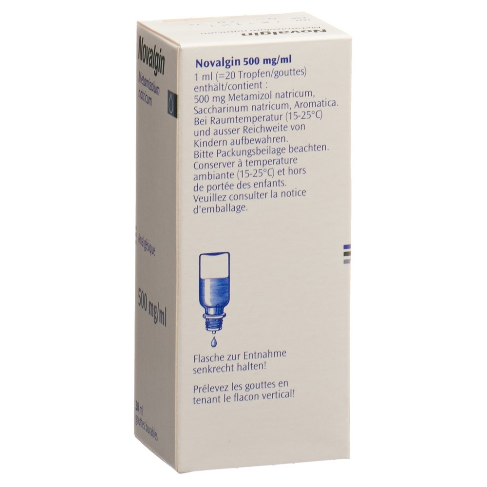NOVALGIN gouttes 0.5 g/ml fl 20 ml