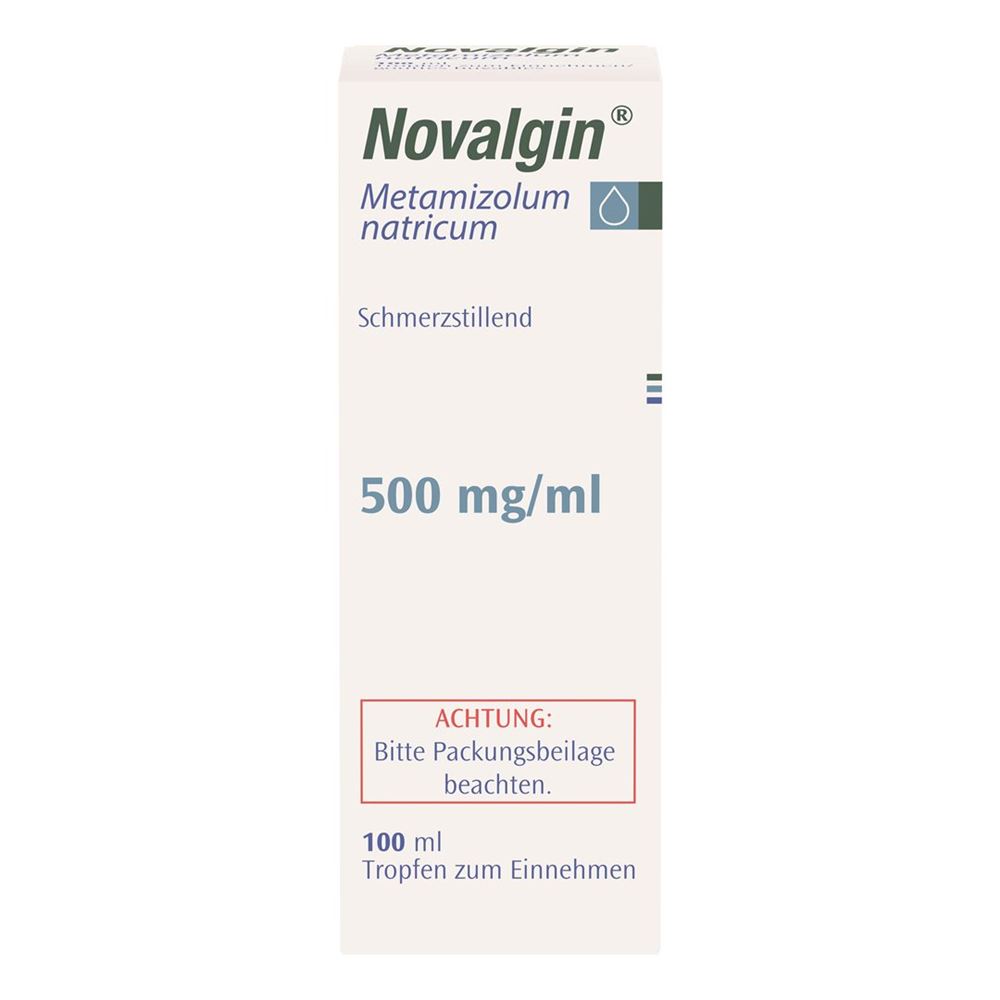NOVALGIN gouttes 0.5 g/ml fl 100 ml