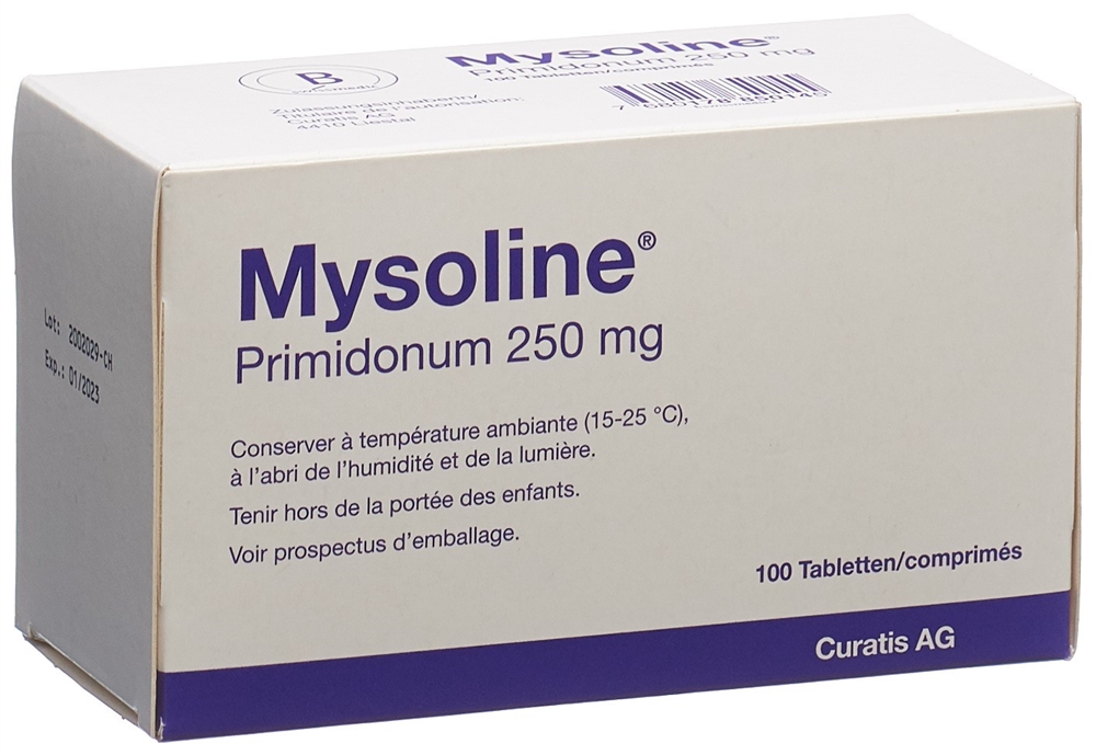 MYSOLINE cpr 250 mg 100 pce