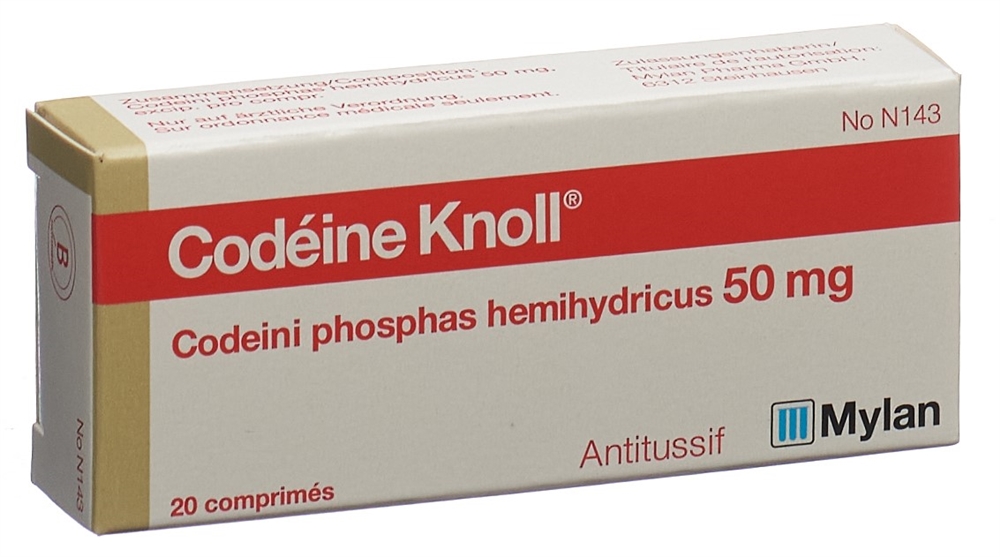 CODEINE Knoll cpr 50 mg 20 pce