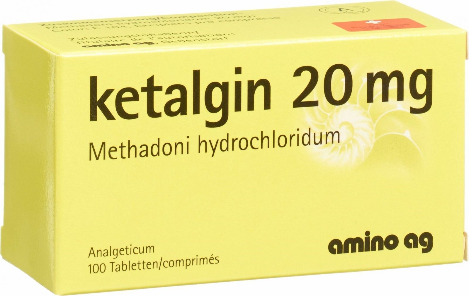 KETALGINE supp 20 mg 50 pce
