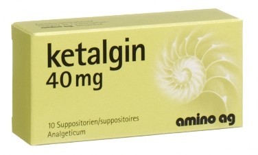 KETALGINE supp 40 mg 50 pce