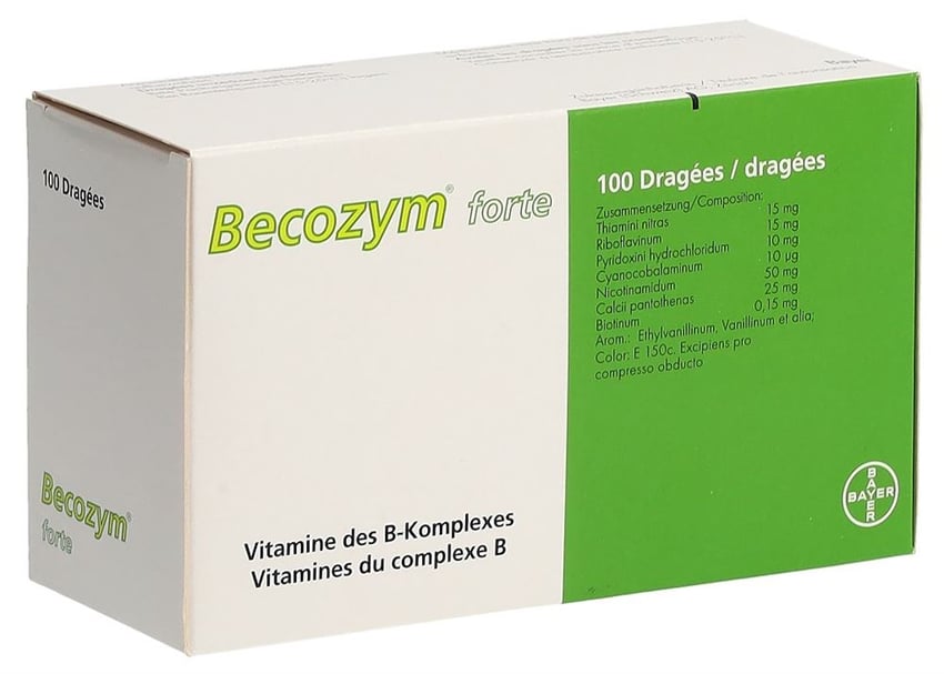 Becozym forte, Dragées