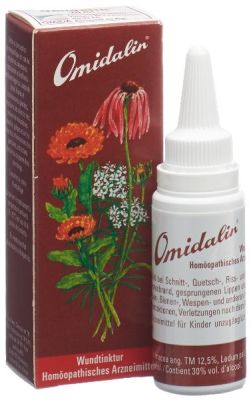 Omidalin Wundtinktur, Flüssigkeit zur Anwendung auf der Haut und in der Mundhöhle