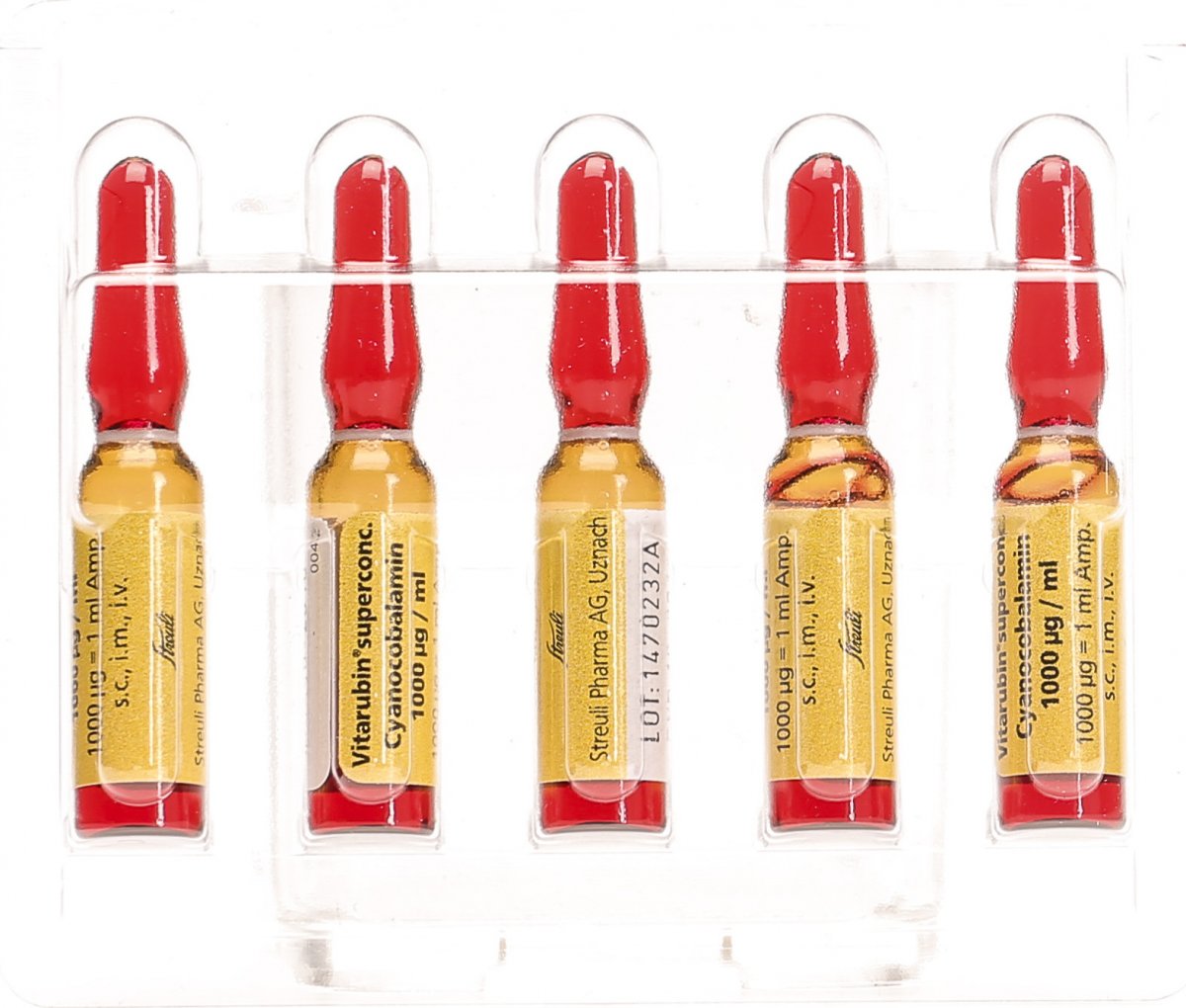 VITARUBIN sol inj 1000 mcg/ml 10 amp 1 ml