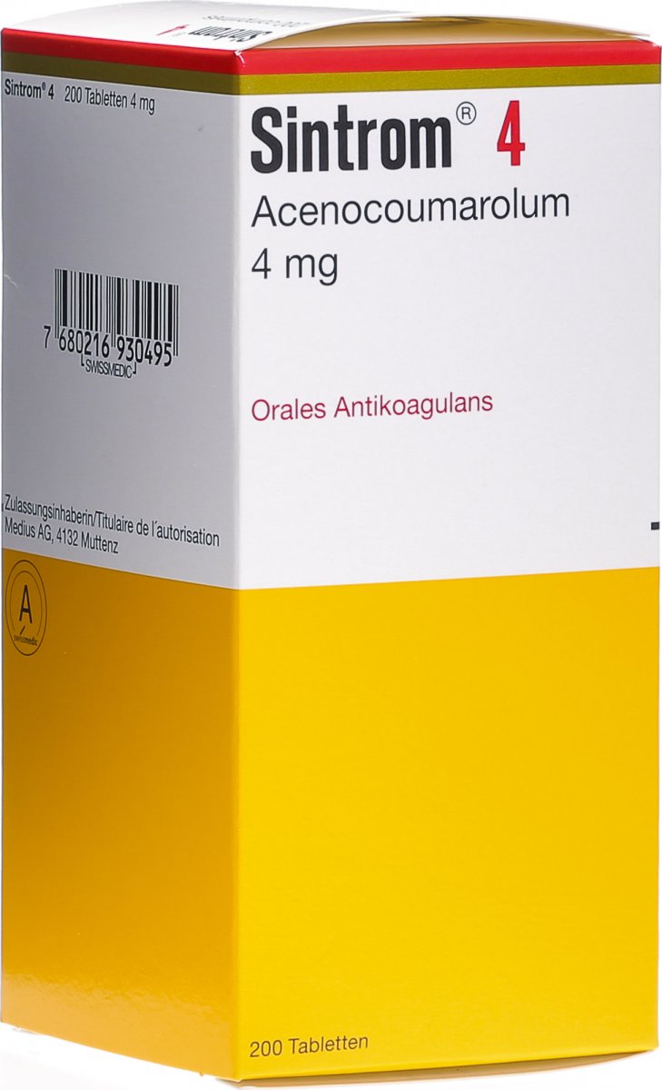 Sintrom 4, Tabletten