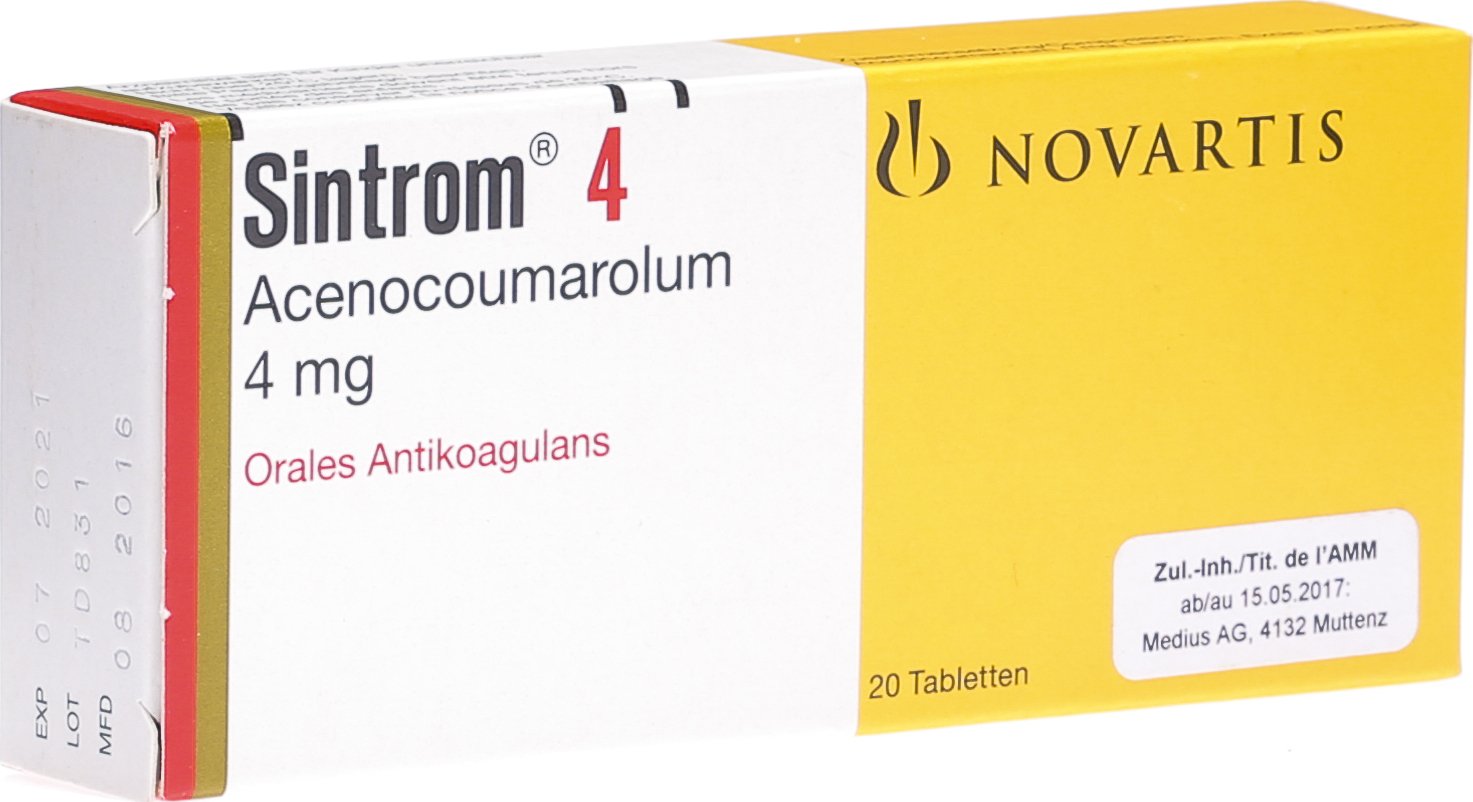 Sintrom 4, Tabletten