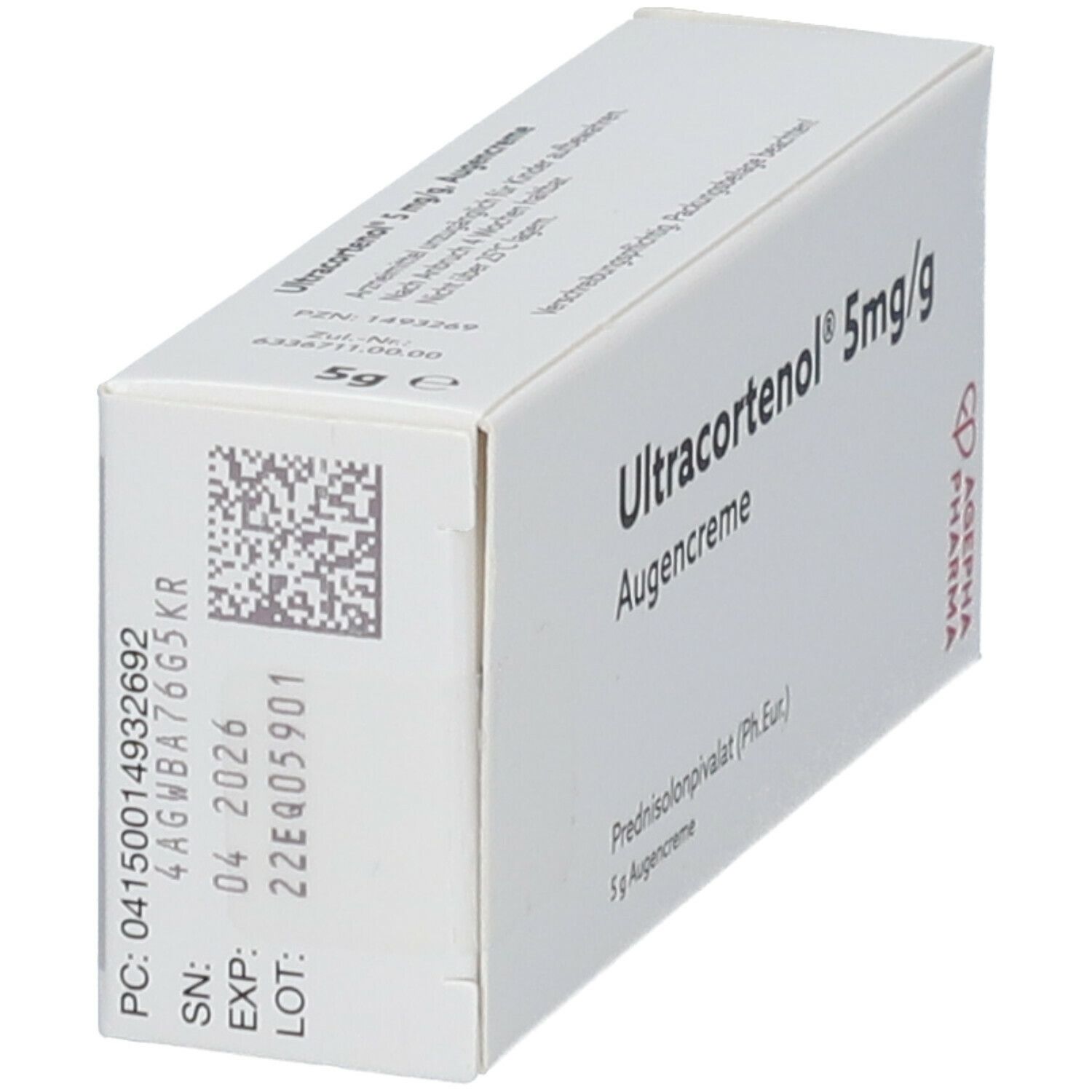 Ultracortenol, Augensalbe