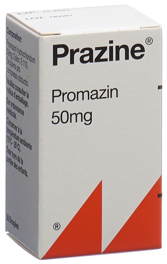 PRAZINE drag 50 mg bte 50 pce