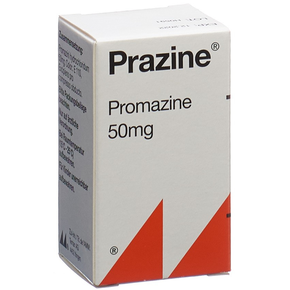 PRAZINE drag 50 mg bte 50 pce