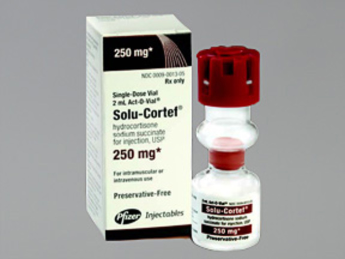 Solu-Cortef 250 mg, Pulver und Lösungsmittel zur Herstellung einer Injektions-/Infusionslösung