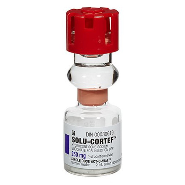 Solu-Cortef 250 mg, Pulver und Lösungsmittel zur Herstellung einer Injektions-/Infusionslösung