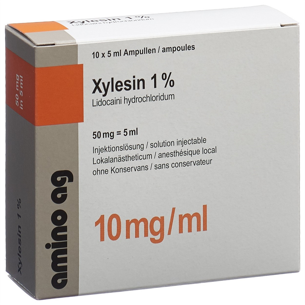 XYLESINE sol inj 50 mg/5ml 10 amp 5 ml