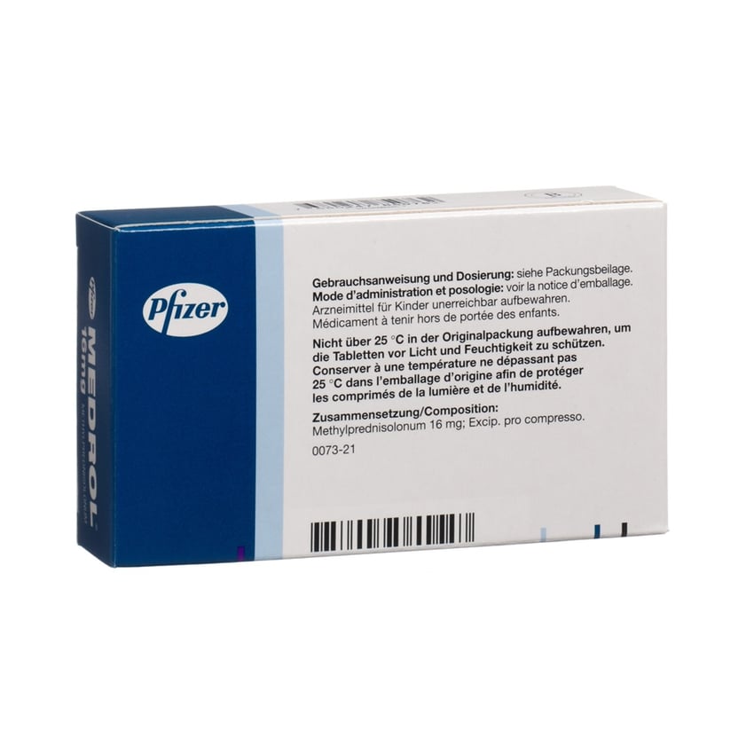Medrol 16 mg, Tabletten