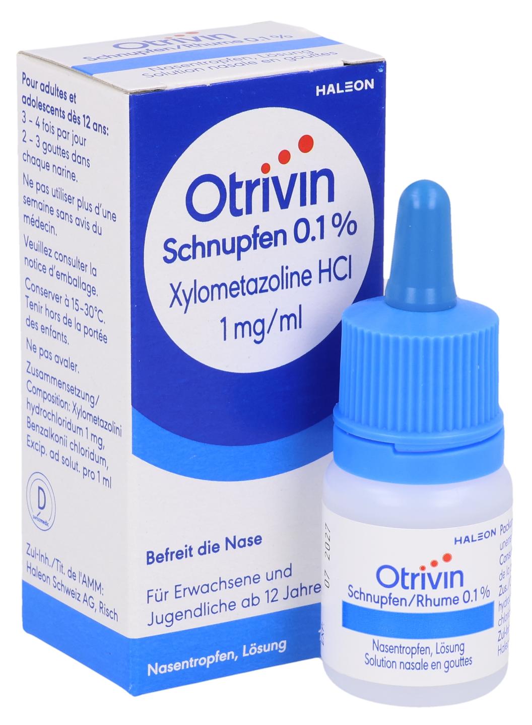 Otrivin Schnupfen 0.1 % Nebulisator, Nasenspray, Lösung