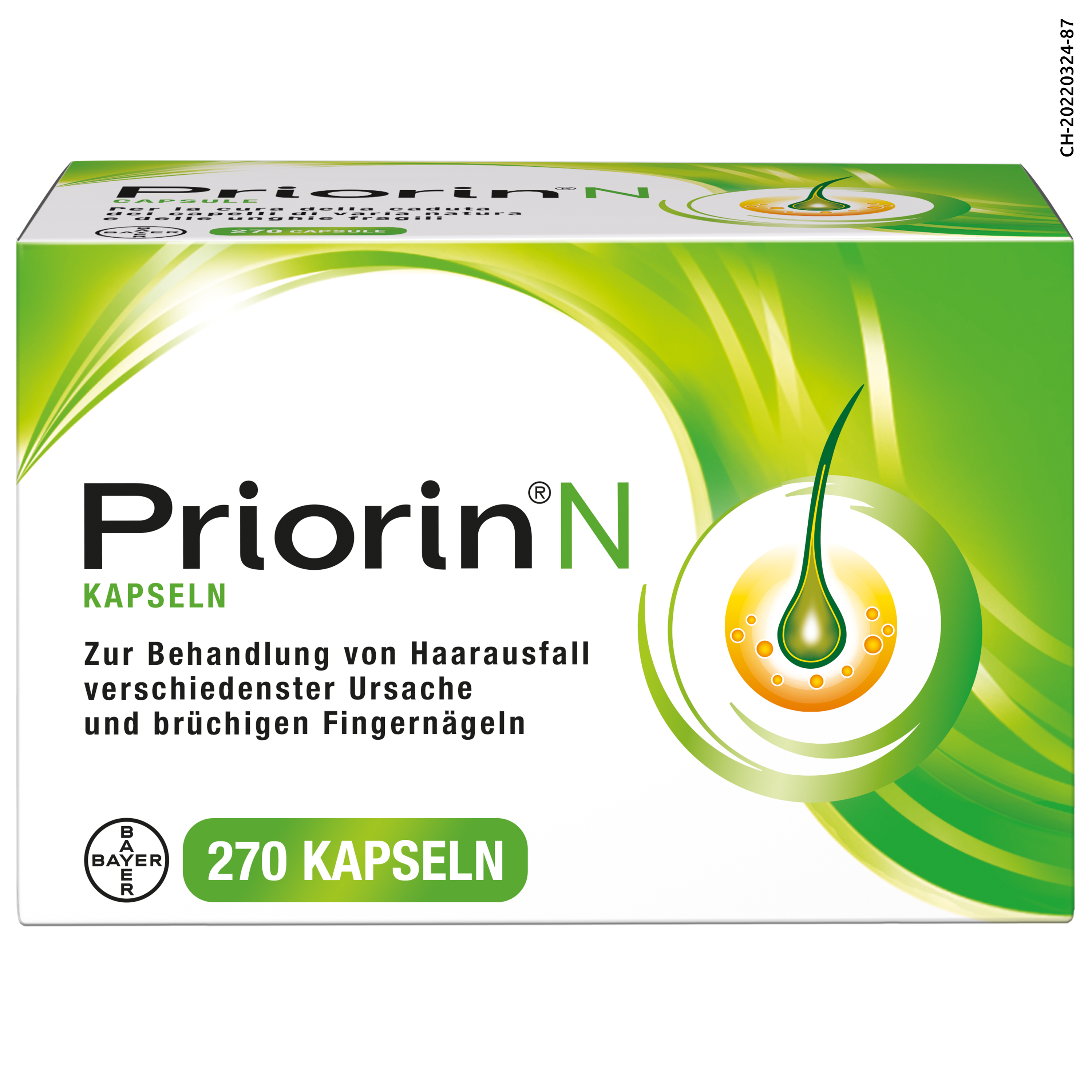 PRIORIN N caps 270 pce