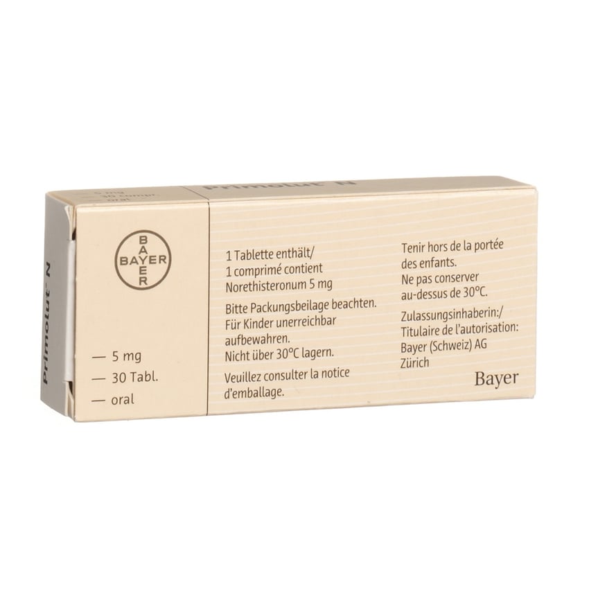 Primolut N, Tabletten