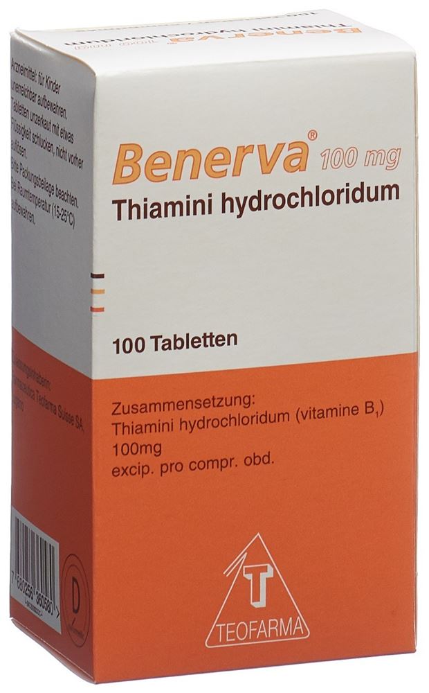 BENERVA cpr 100 mg 100 pcs