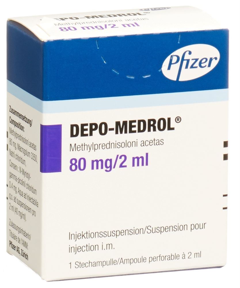 DEPO-MEDROL susp inj 80 mg/2ml flac 2 ml