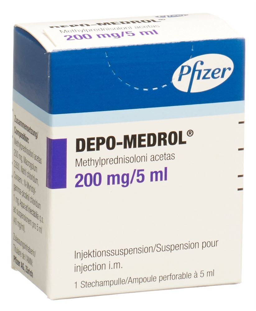 DEPO-MEDROL susp inj 200 mg/5ml flac 5 ml