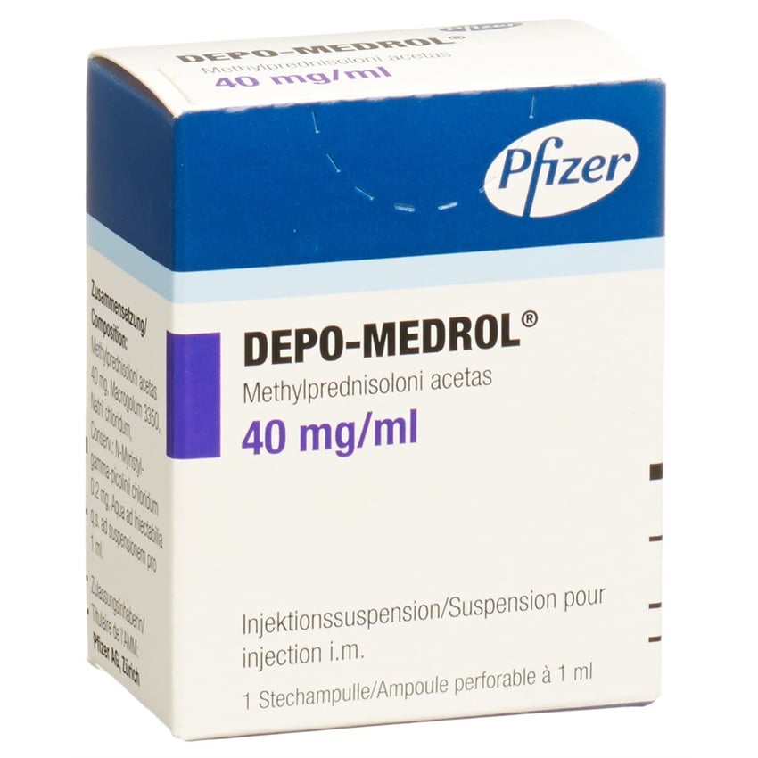 Depo-Medrol 40 mg/mL, Injektionssuspension