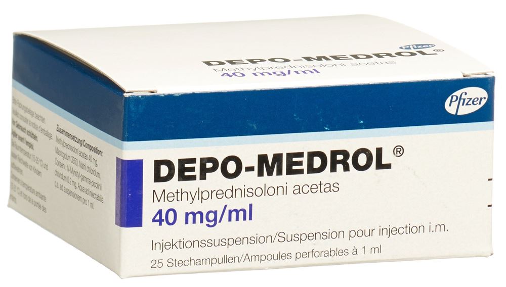 DEPO-MEDROL susp inj 40 mg/ml 25 flac 1 ml
