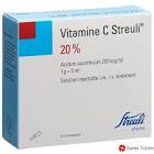 Vitamin C Streuli 20 %/ 5 mL, Injektionslösung