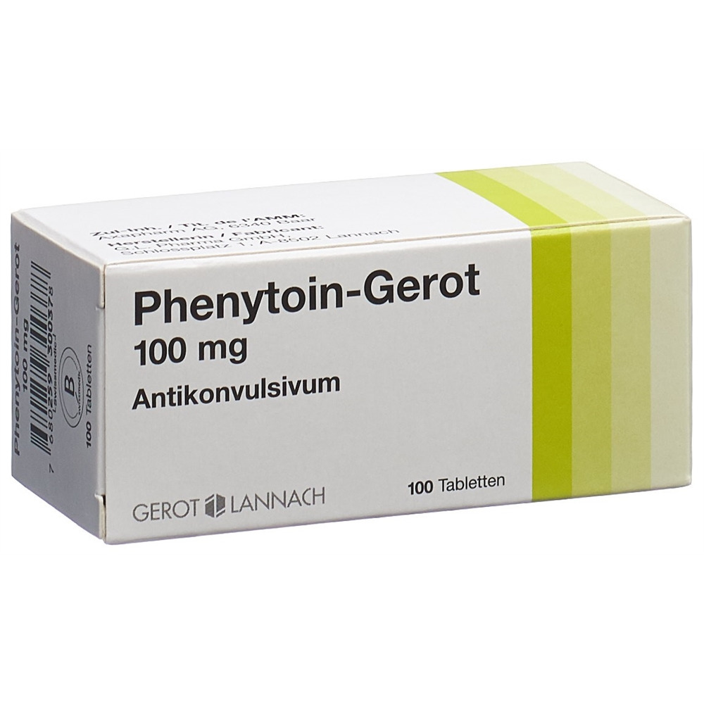 PHENYTOÏNE GEROT cpr 100 mg 100 pce