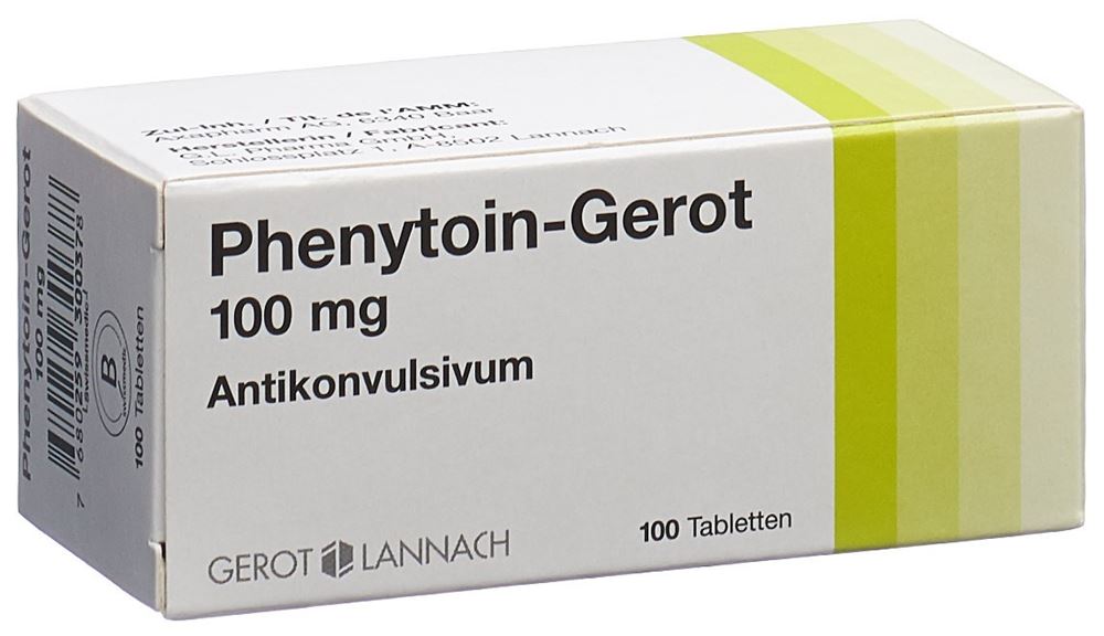 PHENYTOÏNE GEROT cpr 100 mg 100 pce