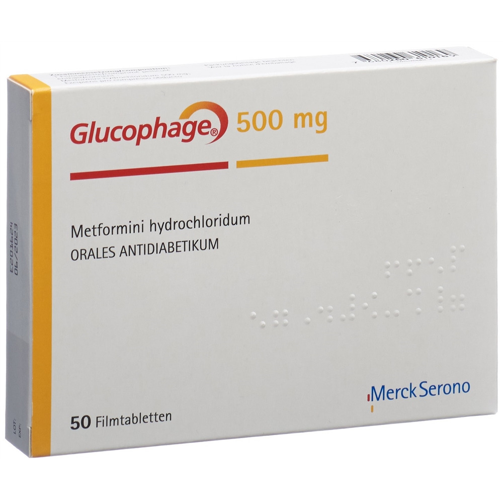 Glucophage 500, Filmtabletten