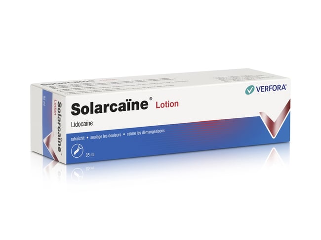 Solarcaine lotion, emulsion cutanée