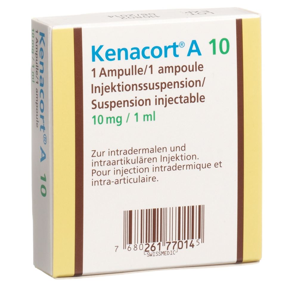 KENACORT A 10 susp inj 10 mg/ml amp 1 ml