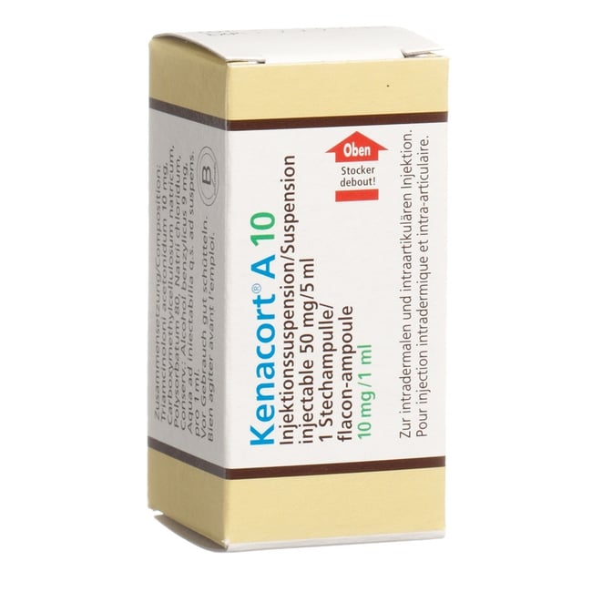 KENACORT A 10 susp inj 50 mg/5ml flac 5 ml