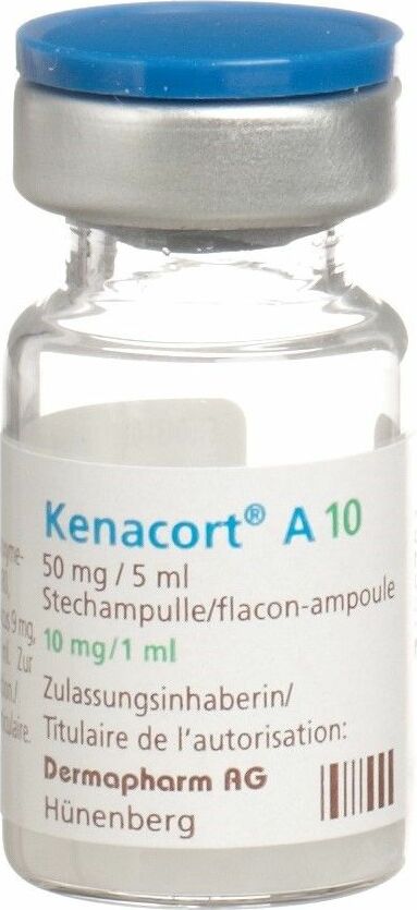 KENACORT A 10 susp inj 50 mg/5ml flac 5 ml