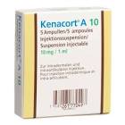 KENACORT A 10 susp inj 10 mg/ml 5 amp 1 ml