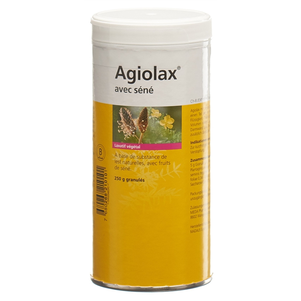 AGIOLAX avec séné gran bte 250 g