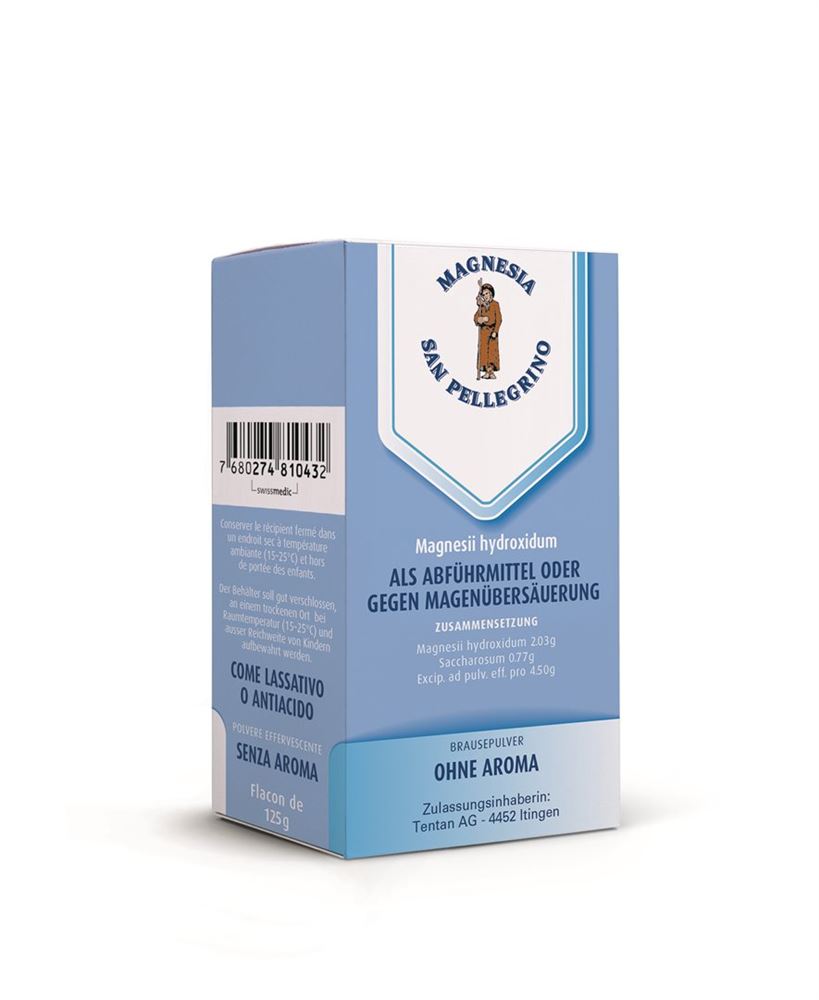 MAGNESIA S PELLEGRIN pdr eff s arôme 125 g