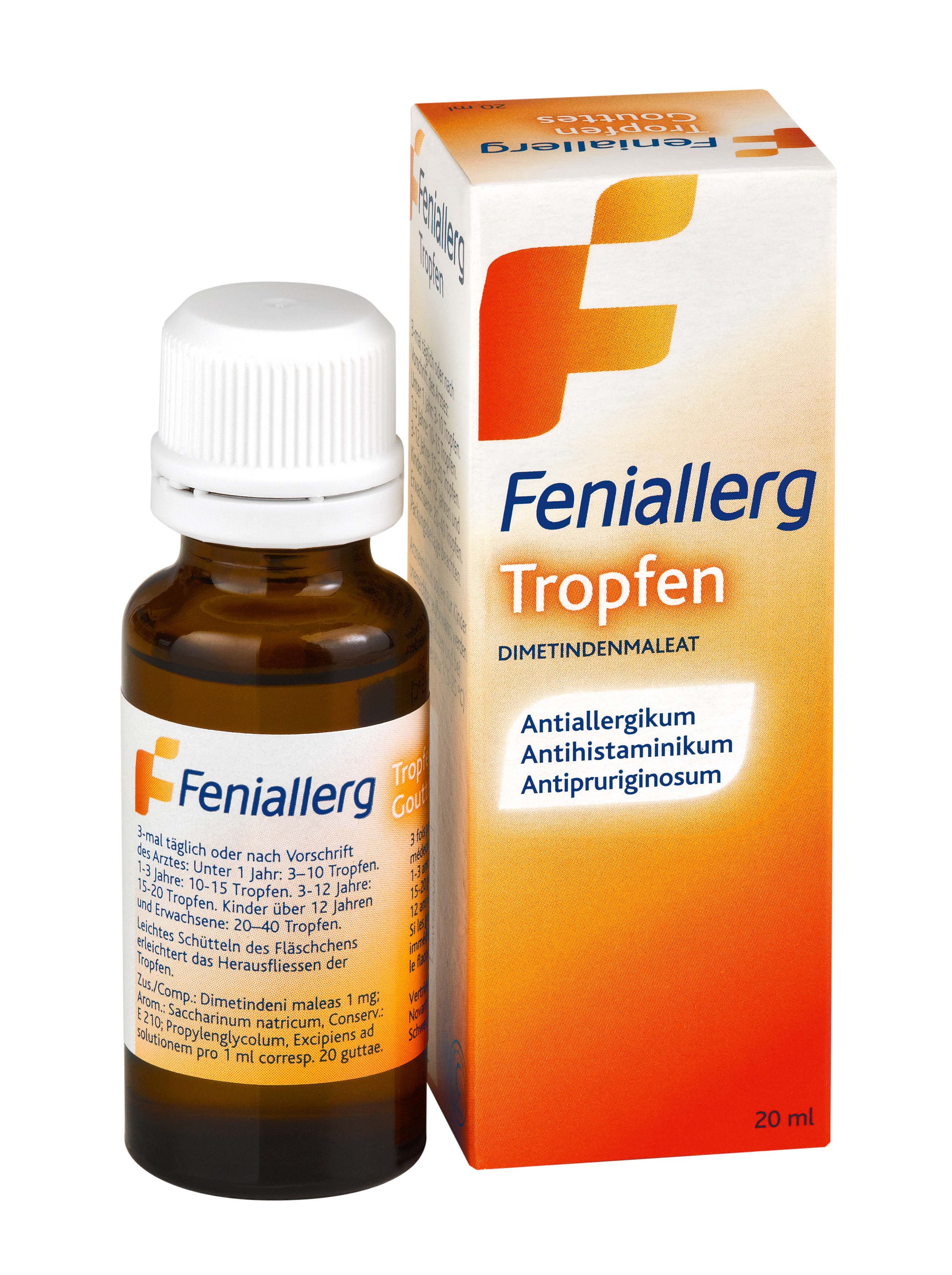 FENIALLERG gouttes 1 mg/ml fl 20 ml