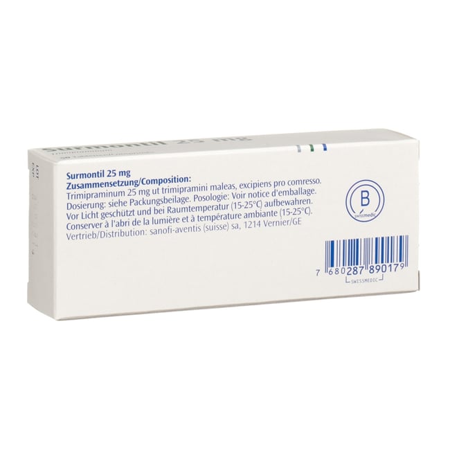 SURMONTIL cpr 25 mg 50 pce