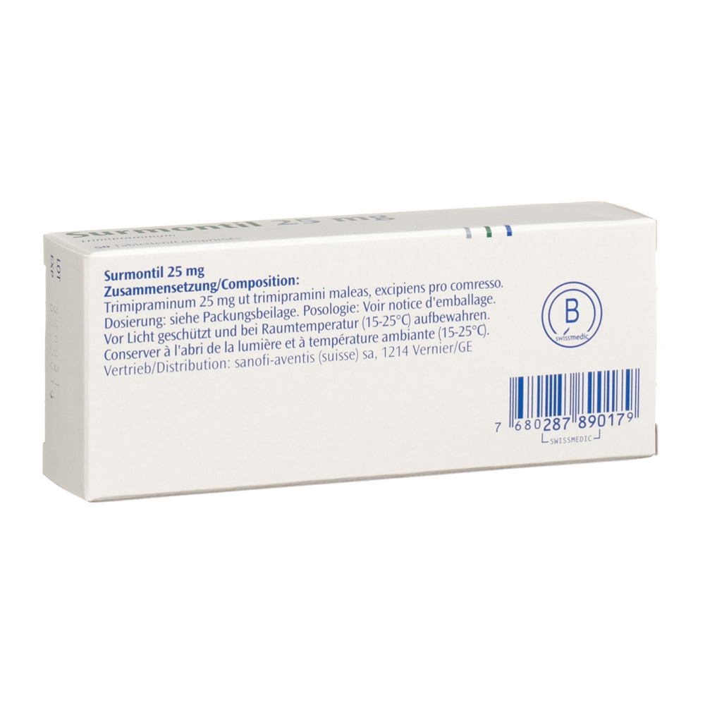 SURMONTIL cpr 25 mg 50 pce