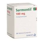 SURMONTIL cpr 100 mg bte 20 pce