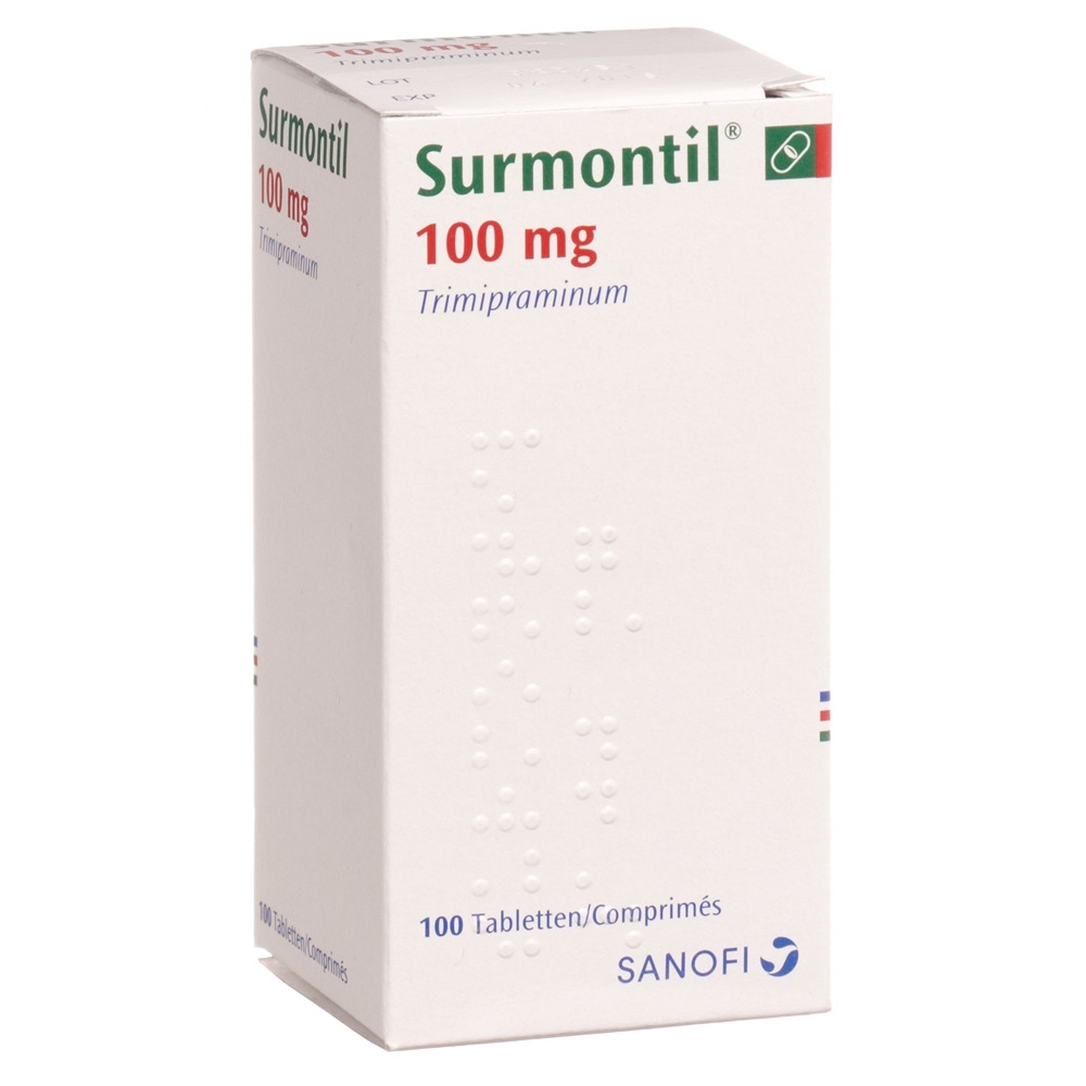 SURMONTIL cpr 100 mg bte 100 pce