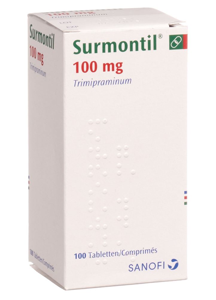 SURMONTIL cpr 100 mg bte 100 pce