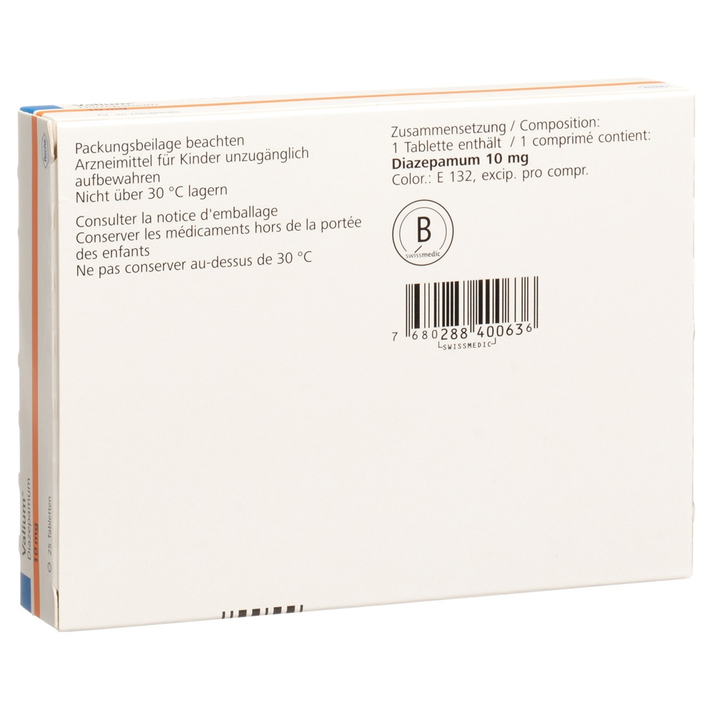 VALIUM cpr 10 mg 25 pce