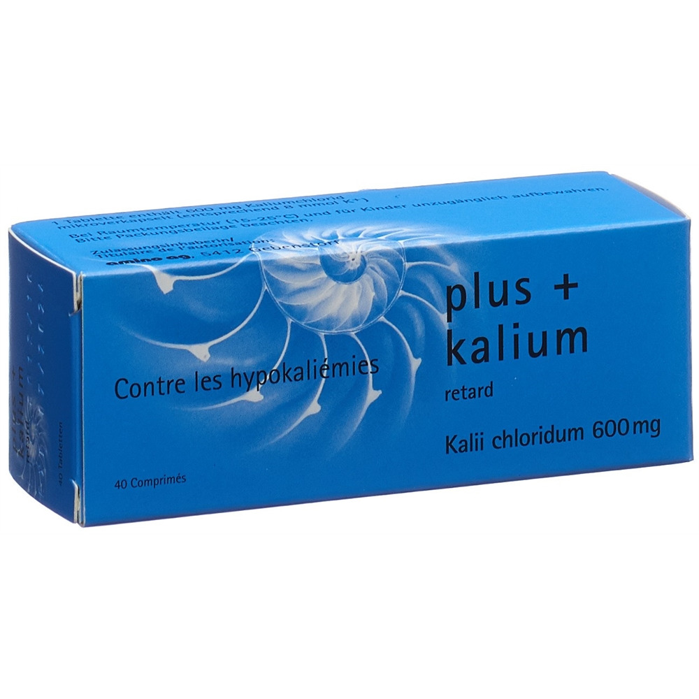 PLUS KALIUM retard cpr ret 600 mg 40 pce