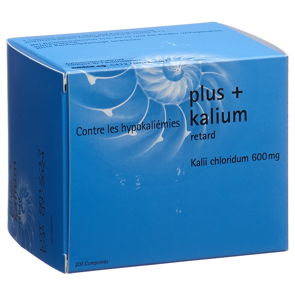 PLUS KALIUM retard cpr ret 600 mg 200 pce