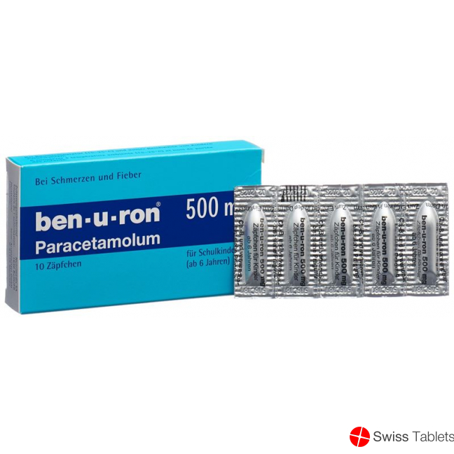 BEN-U-RON supp 500 mg enf 10 pce