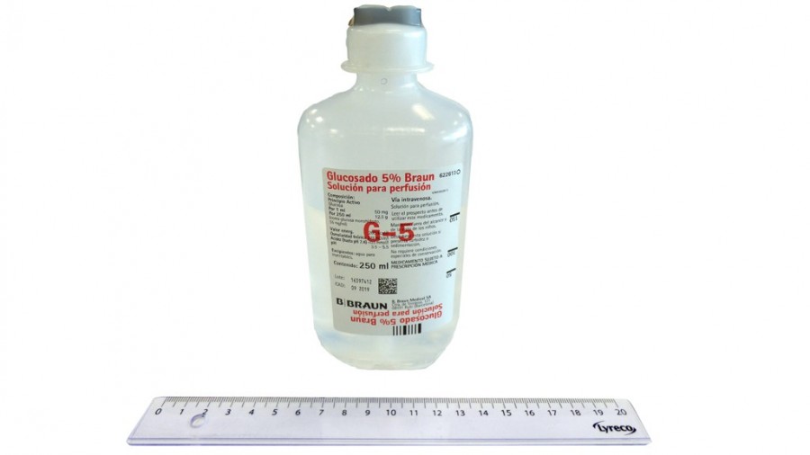 GLUC Braun sol perf 5 % 50ml Minifl 20 pce