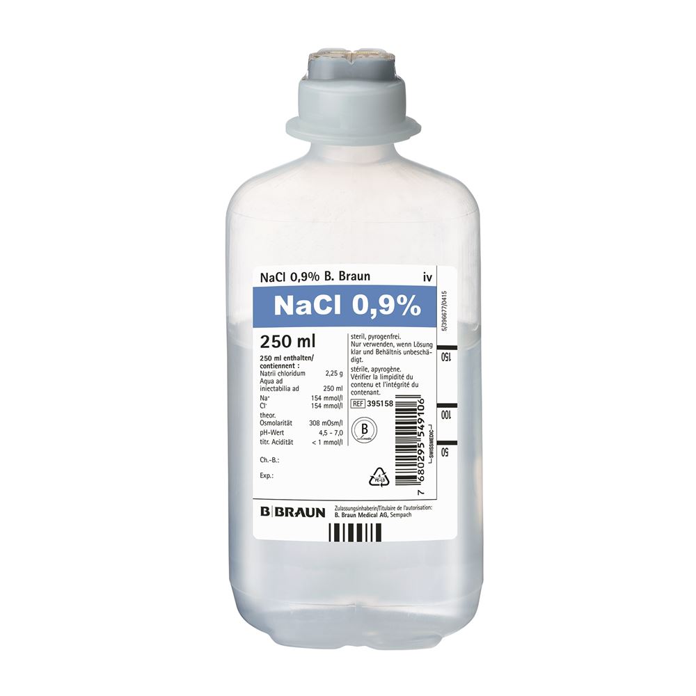 NaCl 0.9 % B. Braun, Infusionslösung